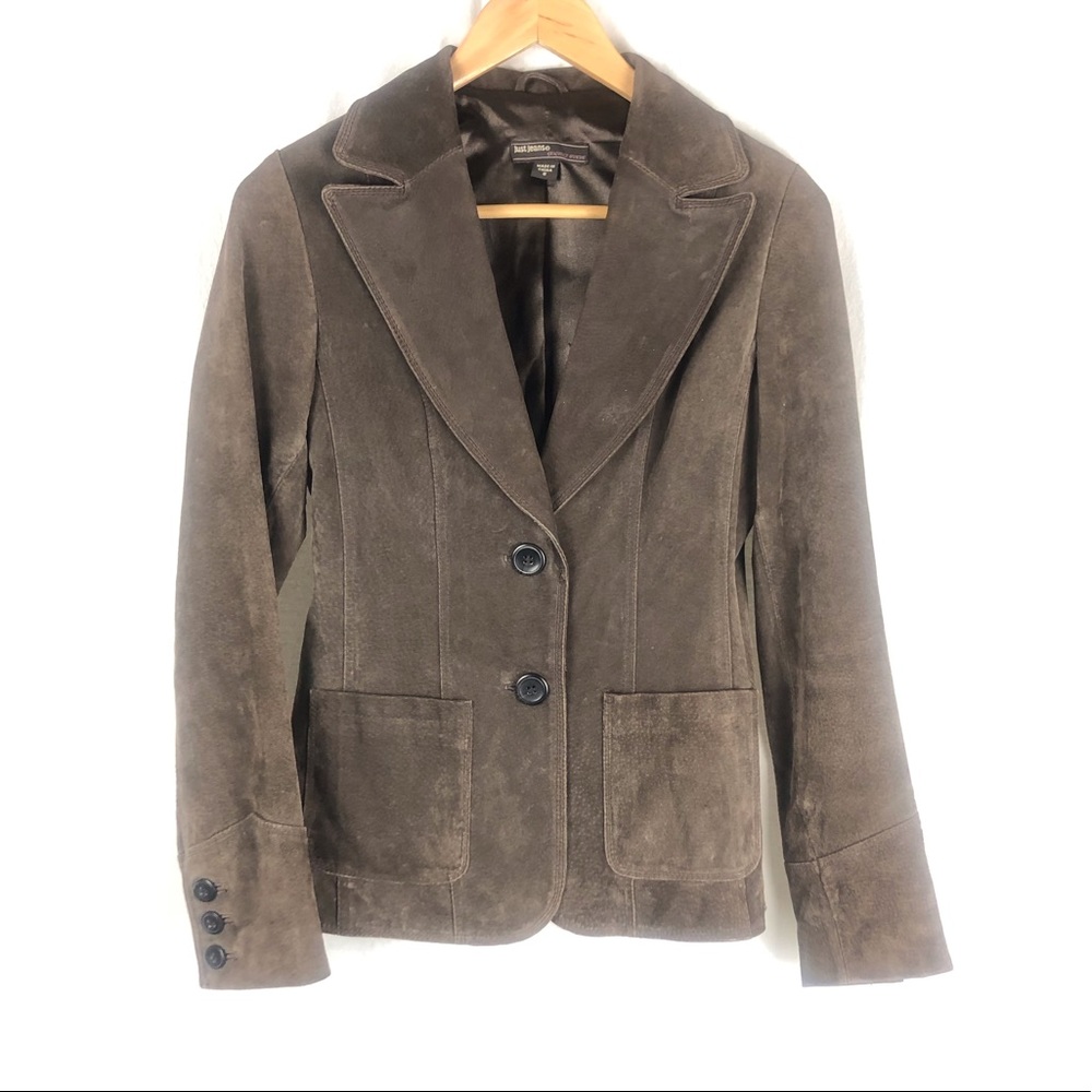 🍁VINTAGE genuine suede blazer